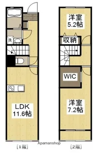 Leggiero【108号室】の間取り