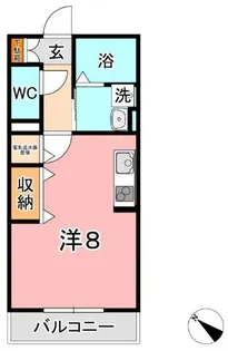 コンフォート高山【1階】の間取り