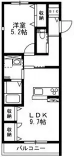 ウィスタリア【1階】の間取り
