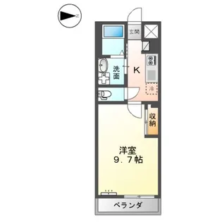 ガーデン【2階】の間取り