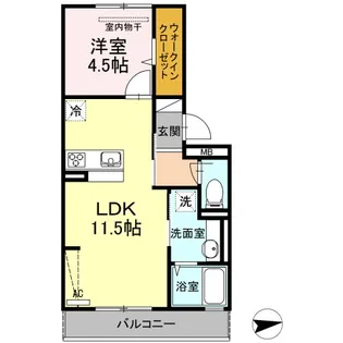 メゾン モナミ【3階】の間取り