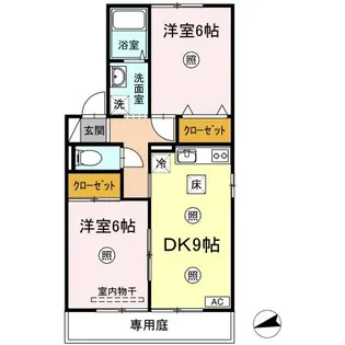 セジュールNORITAKE【1階】の間取り