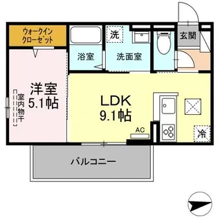 ラ・レコルトⅡ【1階】の間取り