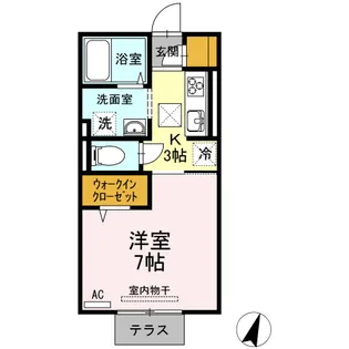レイ ヴェレーナ【1階】の間取り