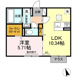 グランレーベン【1階】の間取り