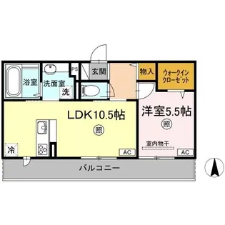 アヴァンスⅡ【2階】の間取り