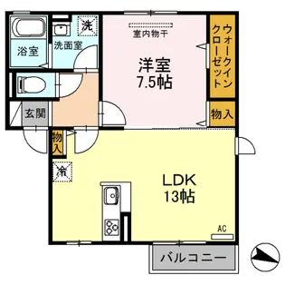 モデレート.K【2階】の間取り