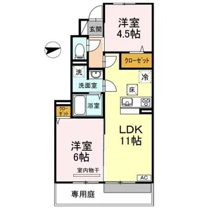 瀬戸内ハウジング【1階】の間取り