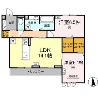 オルオルクラシキ【3階】の間取り