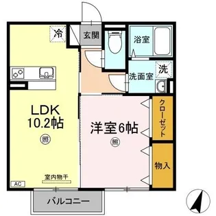 アンシャンテ【2階】の間取り