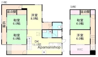 岡山県倉敷市西阿知町西原【一戸建】の間取り