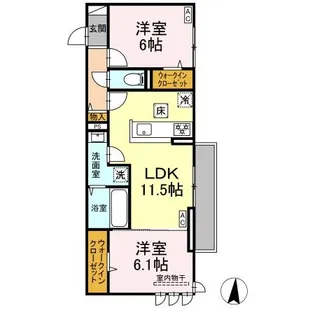 カンパニュラ【1階】の間取り