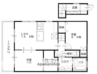 エクセレンス早島 D棟【211号室】の間取り