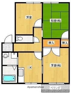 ファミールN Ⅱ【205号室】の間取り