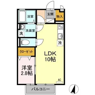 アローネ C棟【1階】の間取り