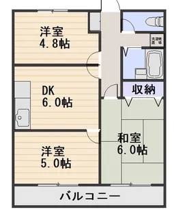 ローズガーデン延友【3階】の間取り
