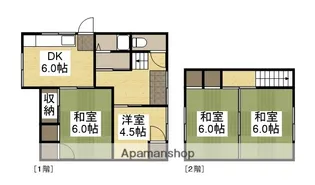 岡山県倉敷市下津井3丁目【一戸建】の間取り