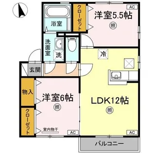 リビングタウン神田 B棟【1階】の間取り