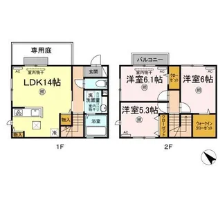 ルッソ【1階】の間取り