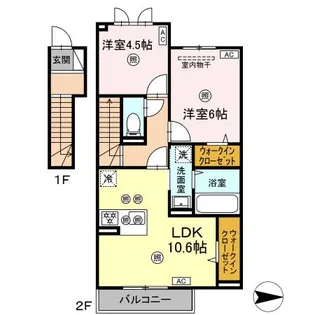 Etoalia【2階】の間取り