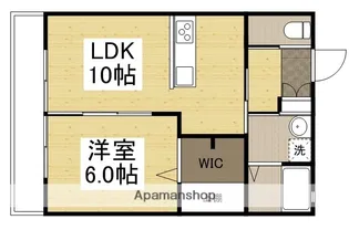 コンシェルジュ福井A【2階】の間取り