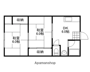 箕島コーポ【201号室】の間取り