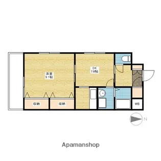 シュバリエブラン壱番館【1階】の間取り