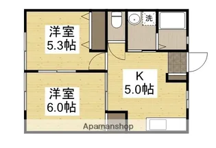 イエンビュ沖A【1階】の間取り