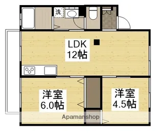 リージェントパーク乙島 A棟【2階】の間取り