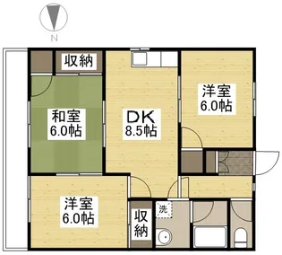 プチパール【2階】の間取り