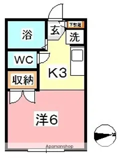 サンシャイン【101号室】の間取り