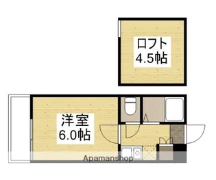 アップルハウス水島Ⅲ【121号室】の間取り
