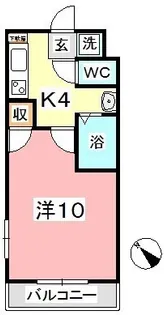 ヴェルニパレ【4階】の間取り