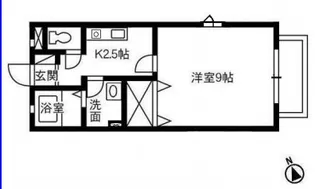 ボヌール【2階】の間取り