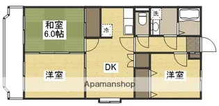 パスィフィーク【2階】の間取り