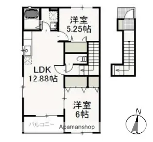 ファルコン Ⅰ【2階】の間取り