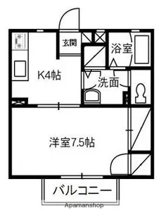 リビエール倉敷C【2階】の間取り