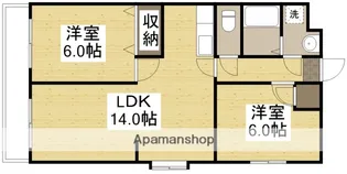 ブールヴァール陵南【2階】の間取り