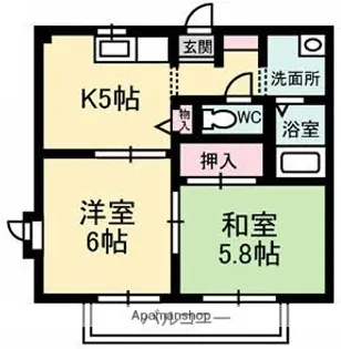 ディアスマーサ【2階】の間取り