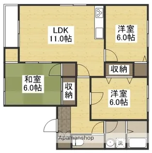 グラン・ディアス A棟【1階】の間取り