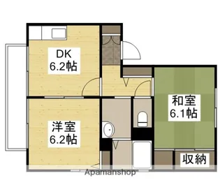 サン・クレメンテ D棟【2階】の間取り
