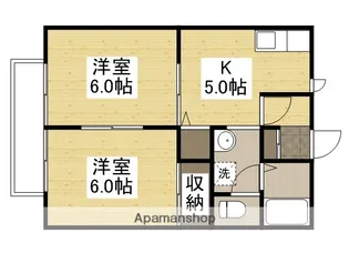ローゼンハイツ C棟【201号室】の間取り