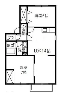 カーサ・ティエラIII【2階】の間取り