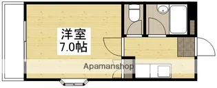 ウエストヒルズ【205号室】の間取り