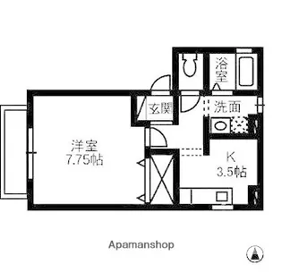 ブリスⅡ【2階】の間取り