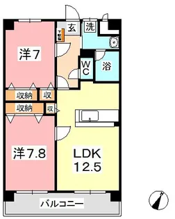 ベルフォーレ水島【3階】の間取り