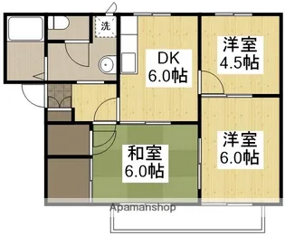 グリーンフィールド【2階】の間取り