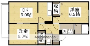 リヴェール新倉敷A棟【2階】の間取り