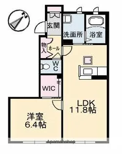 レガーロ【1階】の間取り
