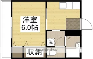 プチプラージュA【203号室】の間取り